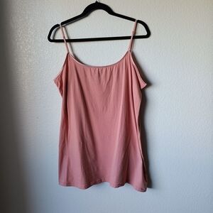🌟3/$15 NWOT Ambiance 3X Soft Pink Camisole Top